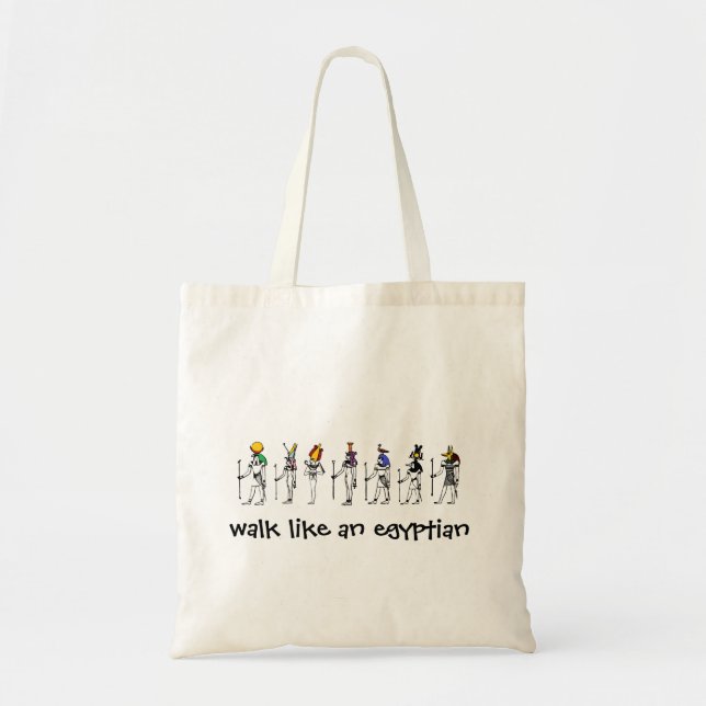 Tote Bag promenade comme un Egyptien (Devant)