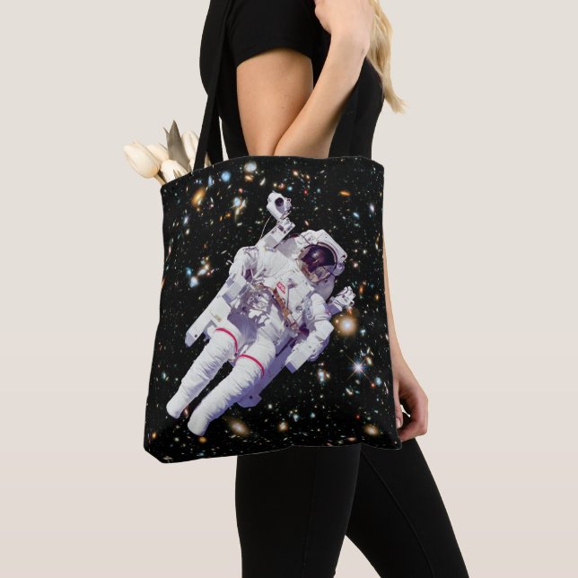Tote Bag Promenade spatiale de l'astronaute de terrain ultr (De près)