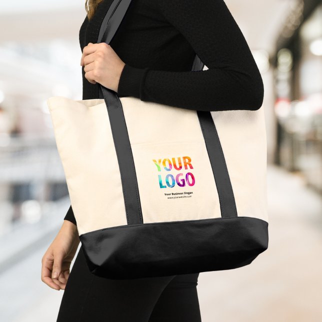 Tote Bag Promotions personnalisées avec logo d'entreprise (Créateur téléchargé)