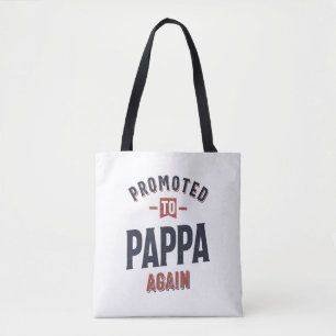 Tote Bag Promu À Nouveau À Pappa Père grand-père