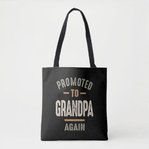 Tote Bag Promu à nouveau grand-père - Père et grand-père