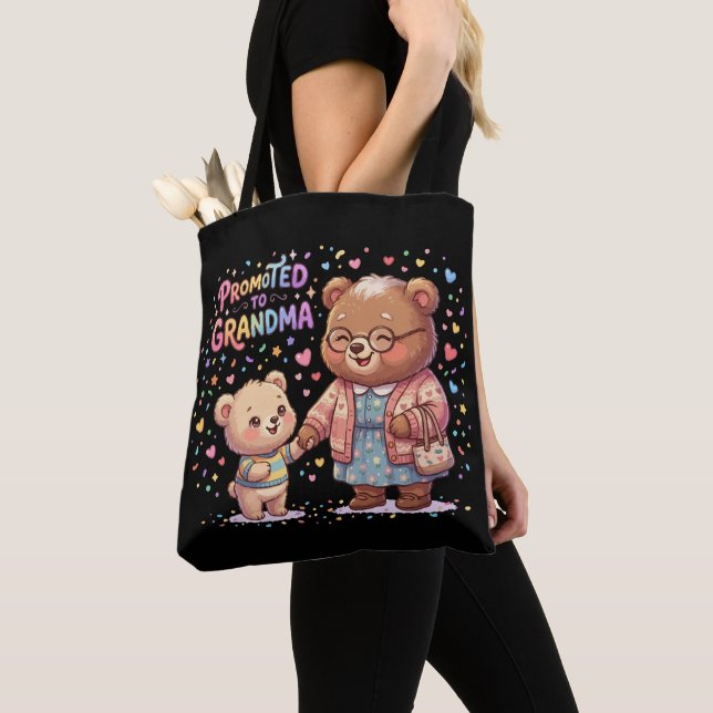Tote Bag Promu aux nounous ours mignons (De près)