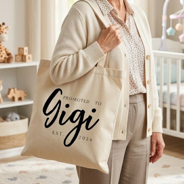 Tote Bag Promu en Gigi Chic Everyday Script (Créateur téléchargé)