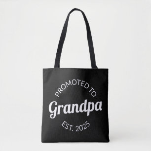 Tote Bag Promu Grand-Père Estimé 2025 Je