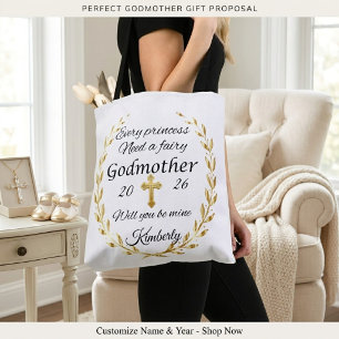 Tote Bag Proposition de Marraine Marraine personnalisée