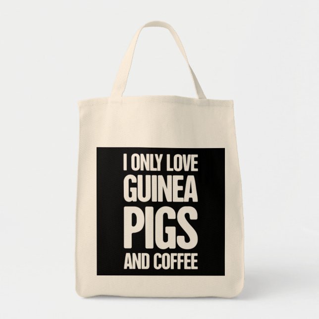Tote Bag Propriétaire du porc de Guinée (Devant)