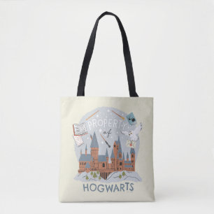 Tote Bag Propriété de Hogwarts Bande Dessinée Graphique