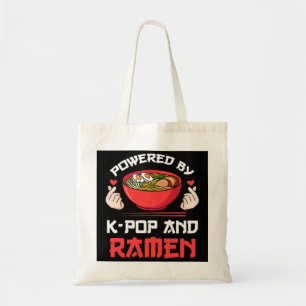 Tote Bag Propulsé par K-pop et Ramen Kpop Merch Merchandise