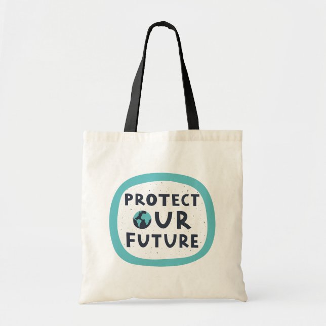 Tote Bag Protéger notre avenir (Devant)