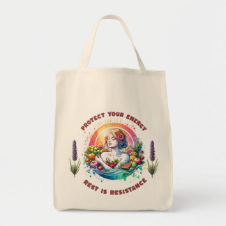 Tote Bag Protégez votre T-shirt énergétique - Soins spiritu