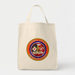 Tote Bag Proud Army Signal Corps Veteran