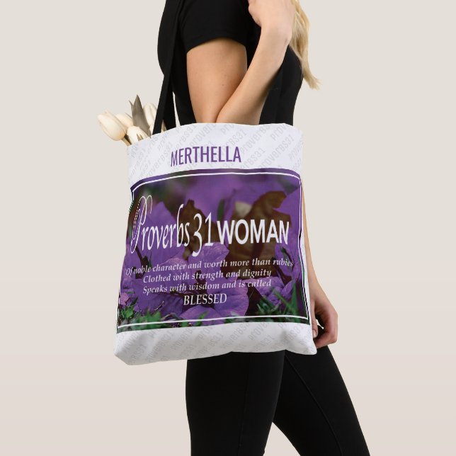 Tote Bag Proverbes 31 (De près)