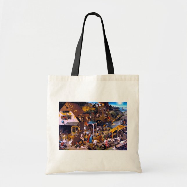 Tote Bag Proverbes du Néerlandais, Pieter Bruegel l'Ancien (Devant)