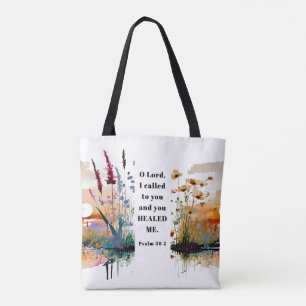 Tote Bag Psaume 30 2 Ô Seigneur, je t'ai crié et tu m'as gu
