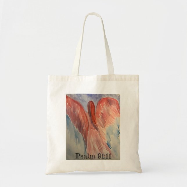 Tote Bag Psaume 91:11 Fourre-tout (Devant)