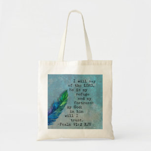 Tote Bag Psaume 91:2 verset biblique