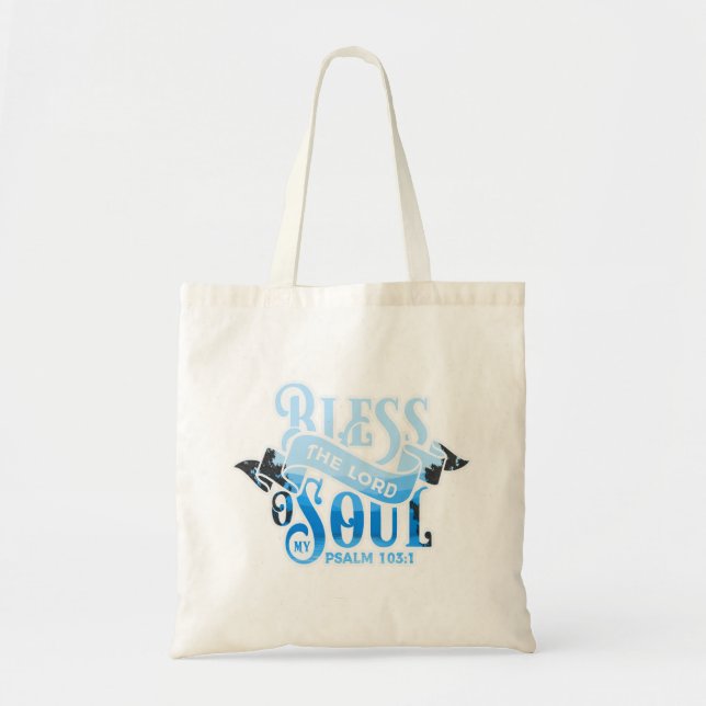 Tote Bag Psaumes 103 Conception chrétienne (Devant)