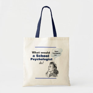 Tote Bag Psychologie Cru-Inspirée humoristique Fourre-tout