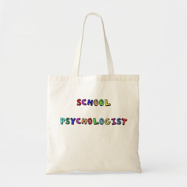 TOTE BAG PSYCHOLOGUE D'ÉCOLE (Devant)