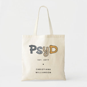 Tote Bag Psychologue PsyD sur mesure