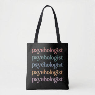 Tote Bag Psychologue Rétro Psychologie Étudiant Diplôme
