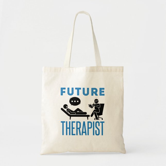 Tote Bag Psychologue Thérapeutique de l'avenir Santé mental (Devant)