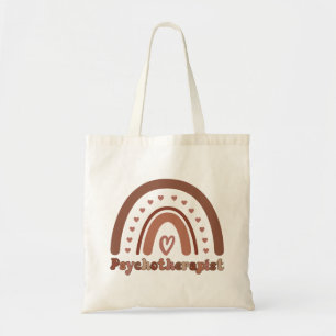Tote Bag Psychothérapeute Boho Rainbow