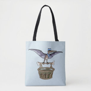 Tote Bag Pteranodon Portant Un Panier