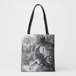 Tote Bag Pterodactyles jurassiques