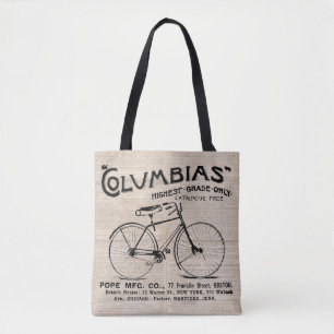 Tote Bag Publicité vintage de journal de vélos