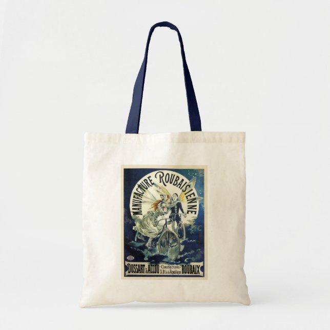 Tote Bag Publicité vintage de vélos (Devant)