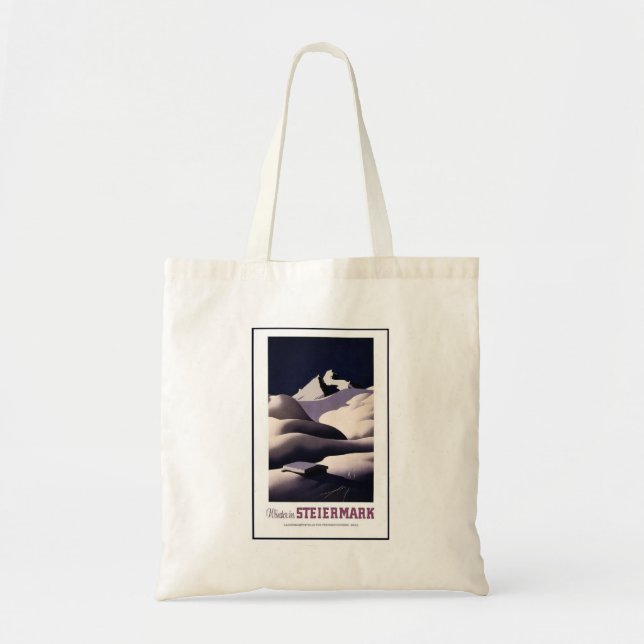 Tote Bag Publicité Vintage voyage Pour L'Autriche (Devant)