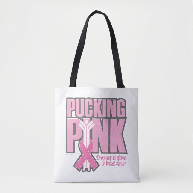 Tote Bag Pucking Pink (Hockey) (Devant)
