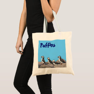 Tote Bag Puffins de l'Atlantique