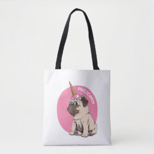 Tote Bag Pugicorne