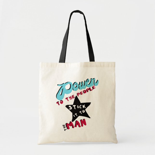 Tote Bag Puissance aux personnes (Devant)