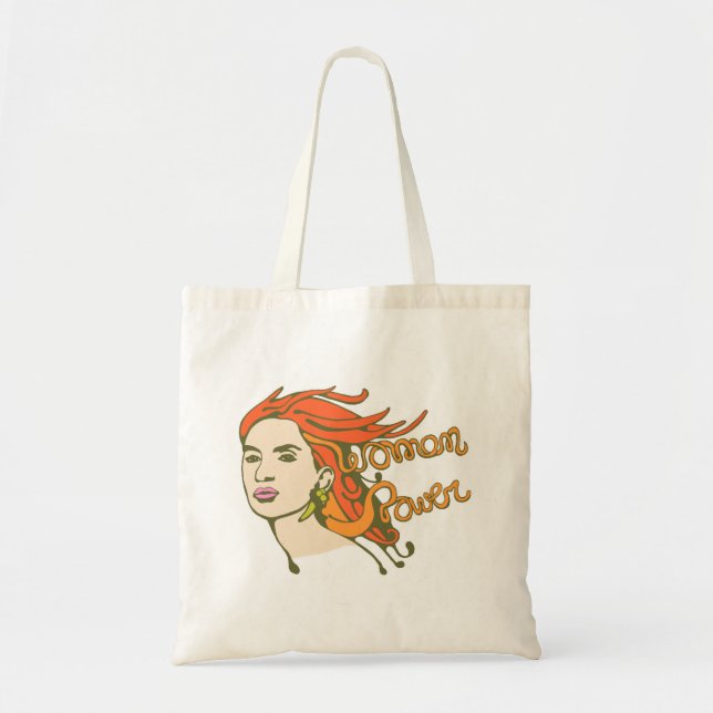 Tote Bag Puissance de femme (Devant)