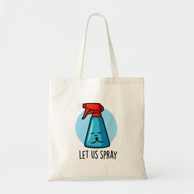 Tote Bag Pulvérisons Drôle Praying Bottle Pun (Devant)