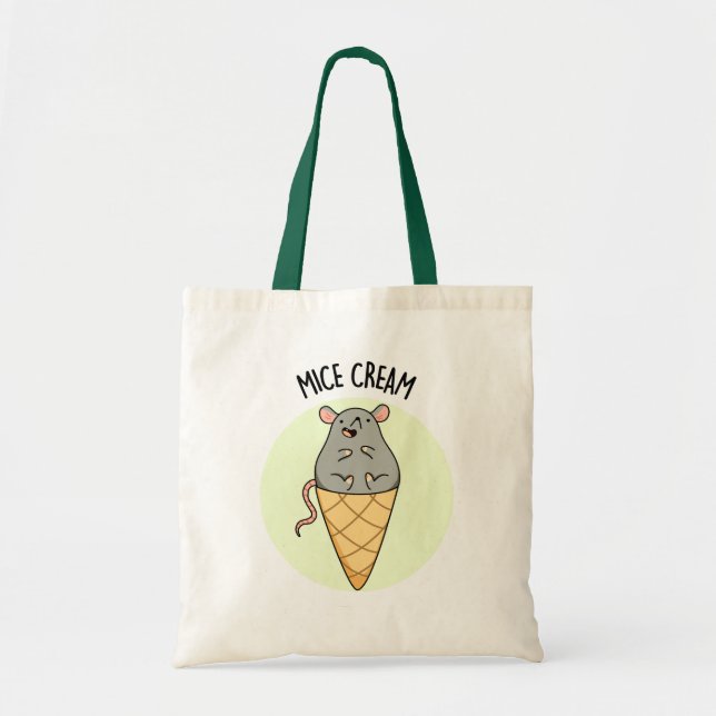 Tote Bag Pun de crème glacée amusant (Devant)
