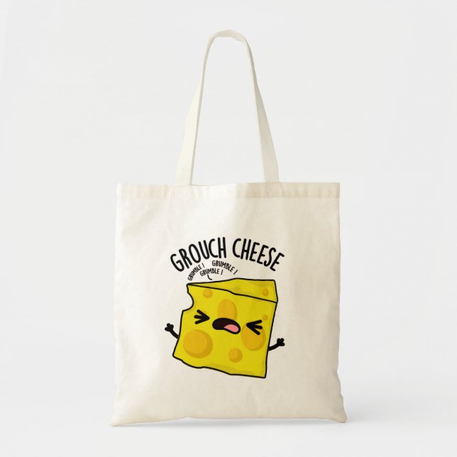 Tote Bag Pun de fromage de Grou (Devant)