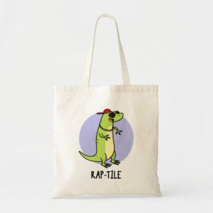Tote Bag Pun de lizard en tissu de rap drôle