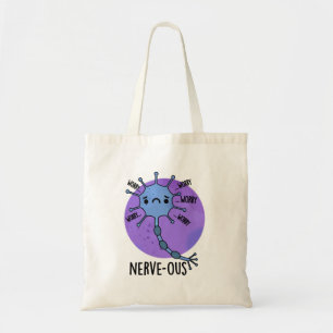 Tote Bag Pun nerveux nerveux drôle et nerveux