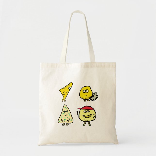 Tote Bag Puns au fromage (Devant)