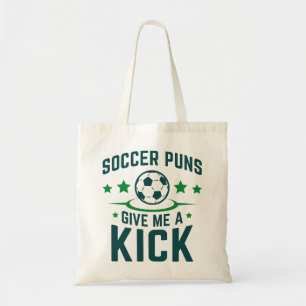 Tote Bag Puns De Football Me Donner Un Coup De Pied