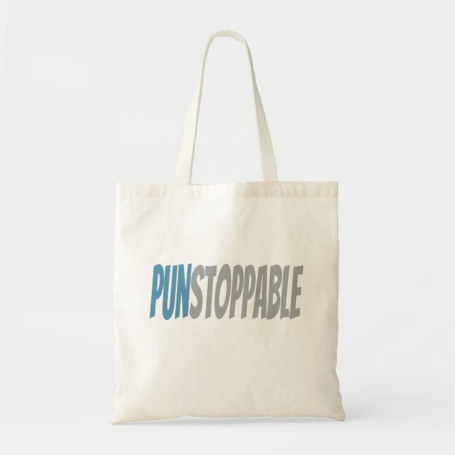 Tote Bag punstoppable love puns papa blague drôle (Devant)