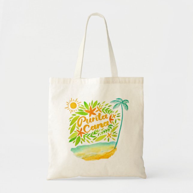Tote Bag Punta Cana Beach Fourre-tout (Devant)