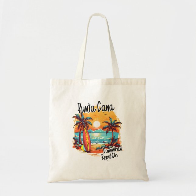 Tote Bag Punta Cana République Dominicaine Vacances Plage F (Devant)