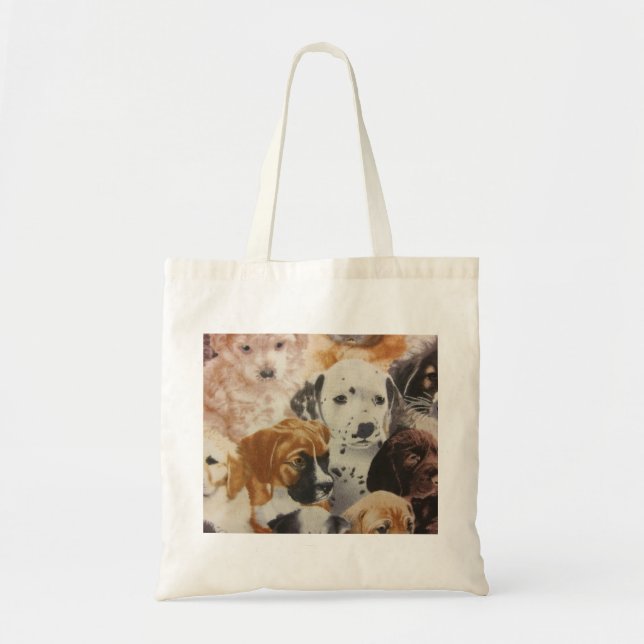 Tote Bag Pups dalmatiens et boxers (Devant)