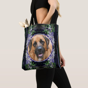 Tote Bag Purple Clematis Cadre Fleur Créer Votre Propre Pho