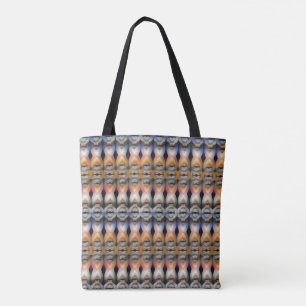 Tote Bag Purple et orange Abstraits